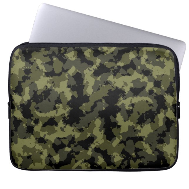 Camo Pattern Laptop Sleeve (Front)