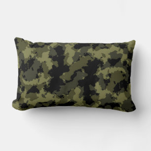 Camo Pattern Lumbar Pillow