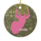 Camo & Pink Deer Head Personalized Ornament