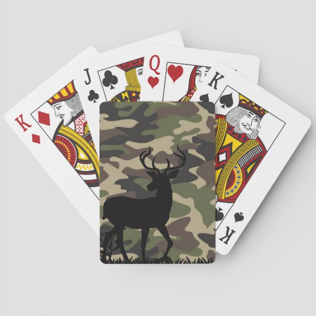 Camo Playing Cards - Unique Custom Deck (Back)