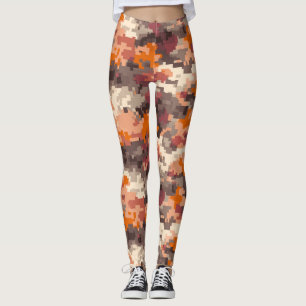 Camo Print Bridal Shower Gifts Matching Workout Leggings