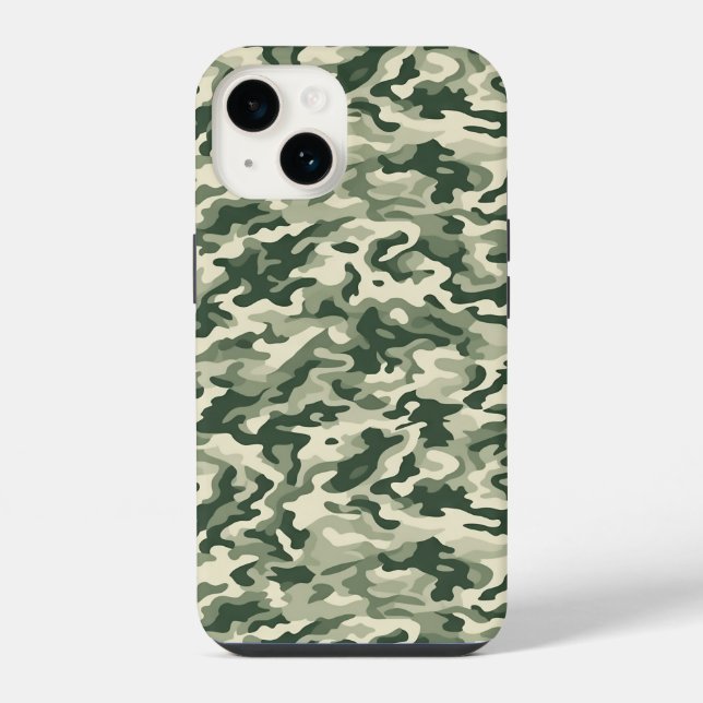 Camo Print iPhone 14 Case (Back)