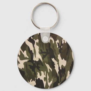 Camo Print Keychain