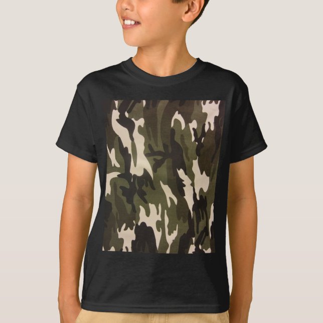 Camo Print T-Shirt (Front)