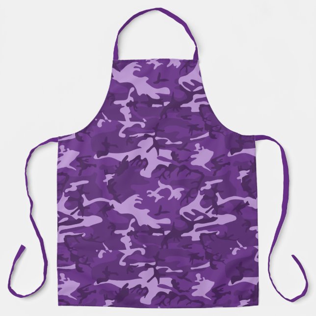 Camo Purple Apron (Front)