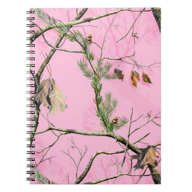 Camo rose Camouflage Chasse fille Real Note Livre (Devant)