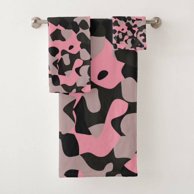 Camo rose et noir (En situation)
