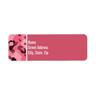 Camo rose-rose; Personnalisé