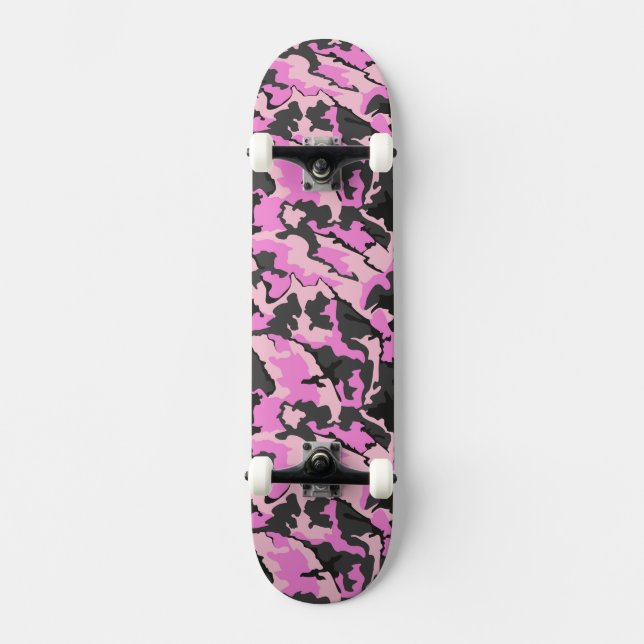 Camo rose, Skateboard 7¾" (Recto)