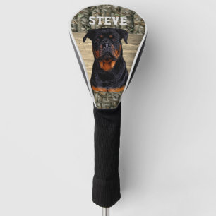 Camo Rottweiler Dog Breed Animal Name Golf Head Cover