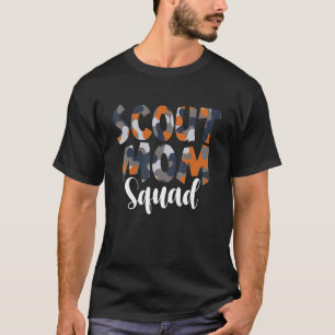 Camo Scout Mom Squad Back To School Teacher And Ch T-Shirt
