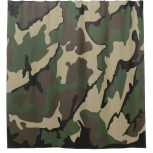 Camo, Shower Curtain