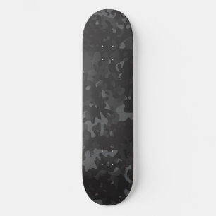 Camo Skateboard Black Gray
