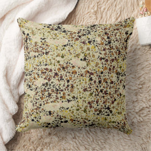 Camo Splatter Throw Pillow