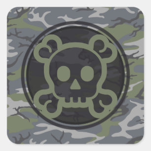 Camo Sticker w/ Custom Symbols
