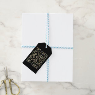 Camo Team 3rd Grade Squad Back To School Teacher Gift Tags