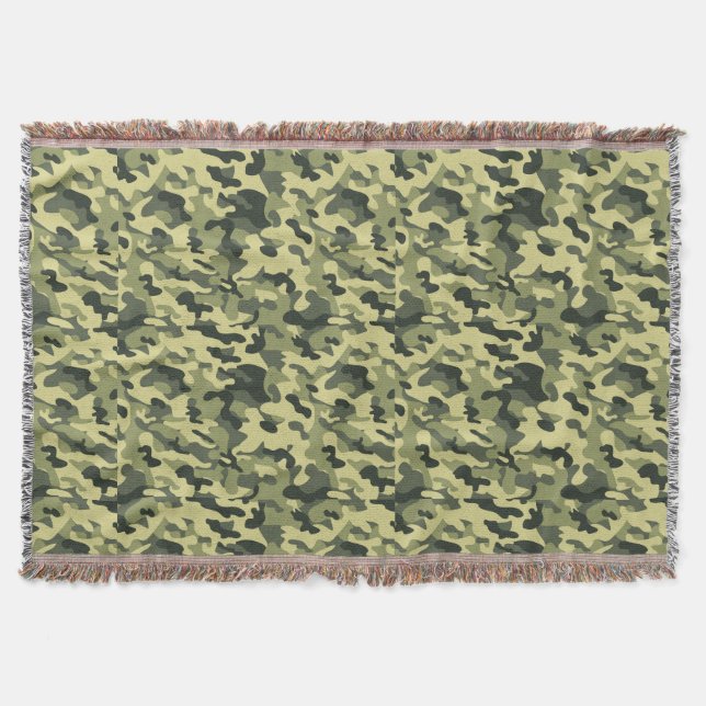 Camo Throw Blanket (Front)