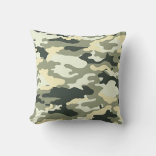 Camo Throw Pillow. Pillow