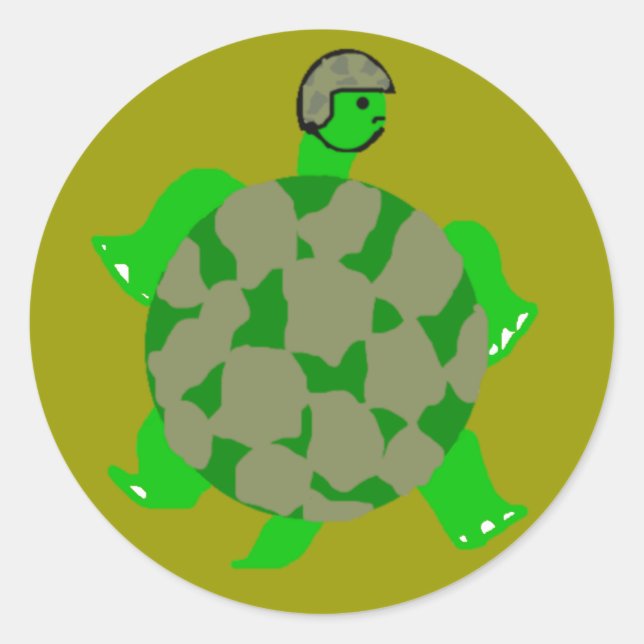 Camo Turtle Stickers (Front)