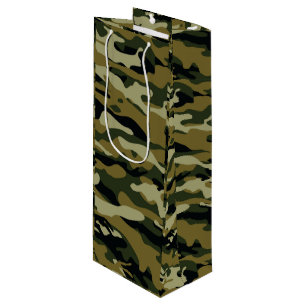 Camo Wine Gift Bag