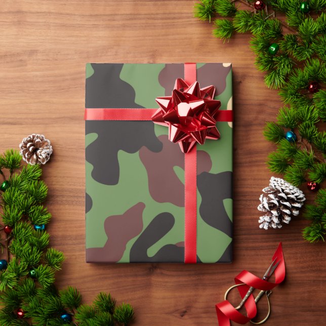 Camo Wrapping Paper (Holiday Gift)