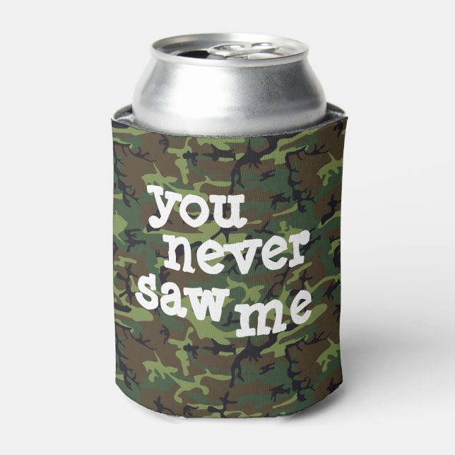 Camo your beer! can cooler (Can Front)