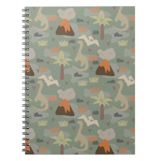 Camoflauge Dinosaurs and Volcanoes Notebook