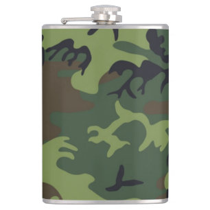 CAMOFLAUGE PATTERN HIP FLASK