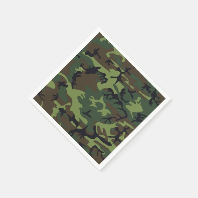 CAMOFLAUGE PATTERN NAPKIN (Corner)