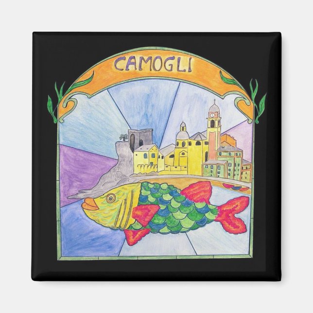 Camogli Fish Magnet (Front)