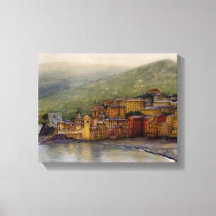 Camolgi, Italy wrapped canvas print