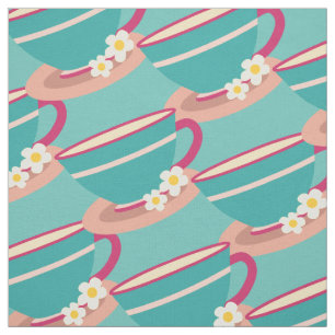 Camomile tea for tea lovers fabric