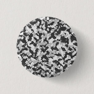 camouflage 1 inch round button