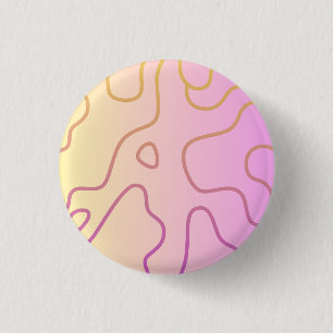 camouflage 1 inch round button