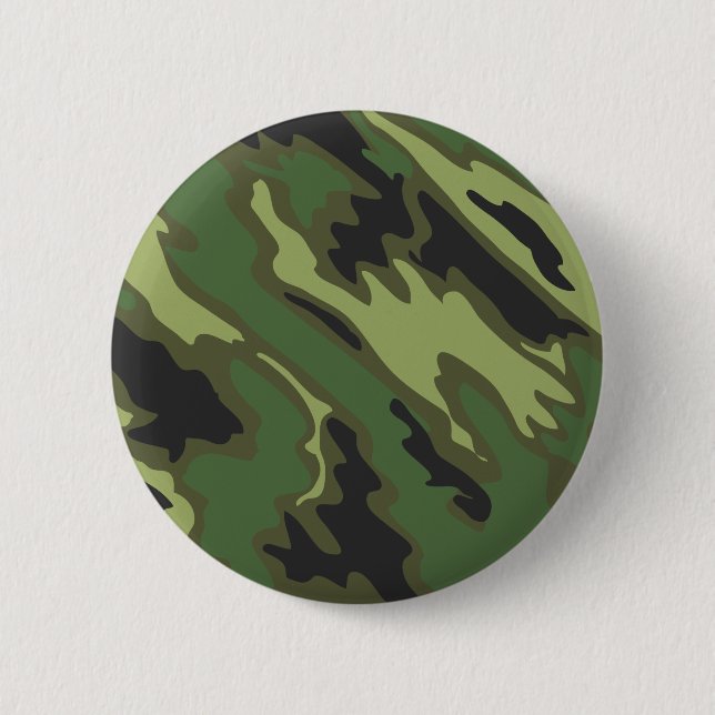 Camouflage 2 Inch Round Button (Front)
