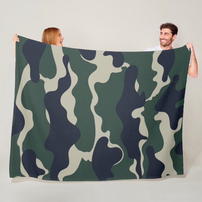 Camouflage 6 60x80 Fleece Blanket (In Situ)