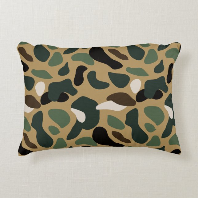 Camouflage 7 accent pillow (Front)