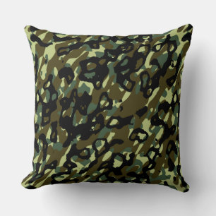Camouflage Abstract 2 Throw Pillow