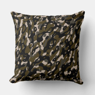 Camouflage Abstract 5 Throw Pillow