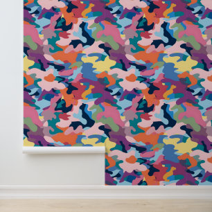 Camouflage Abstract Colours Wallpaper