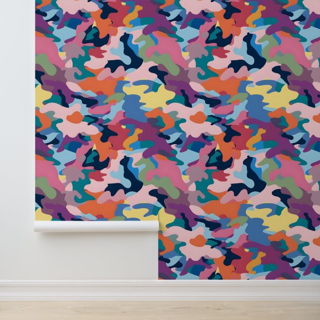 Camouflage Abstract Colours Wallpaper (Application)