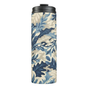 Camouflage Abstract Leaves Thermal Tumbler