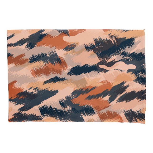 Camouflage Abstract: Vintage Seamless Wallpaper. Pillowcase (Front)