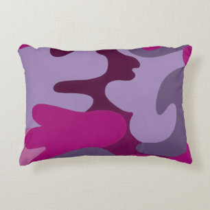 Camouflage accent pillow