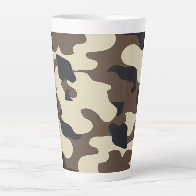 Camouflage Accessories Latte Mug (Front)