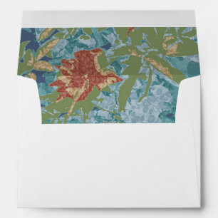 Camouflage and flowers envelope