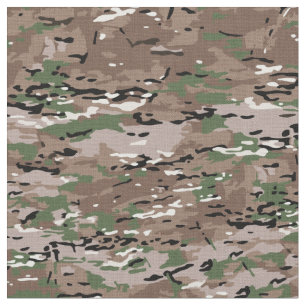 Camouflage Army Forest Desert Camo  brown khaki Fabric