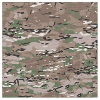Camouflage Army Forest Desert Camo  brown khaki Fabric