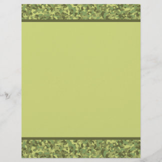 Camouflage army print scrapbook paper