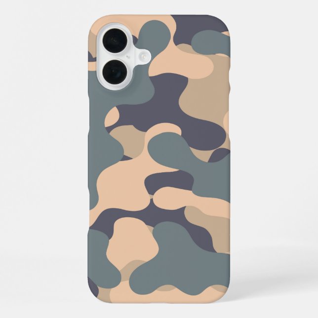 Camouflage Background Design iPhone Case (Back)